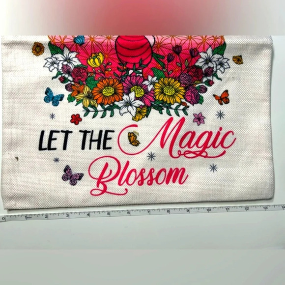 Let The  Magic Blossom/ Piglet Tote Bag 🐷🌼🌸🌺💐✨️🦋 - Picture 3 of 6